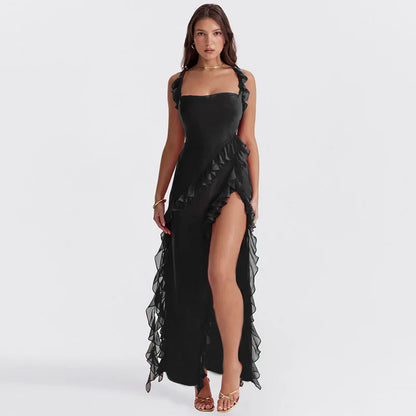 LUCÍA |  Vestido unicolor de primavera