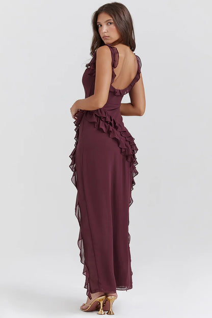 LUCÍA |  Vestido unicolor de primavera
