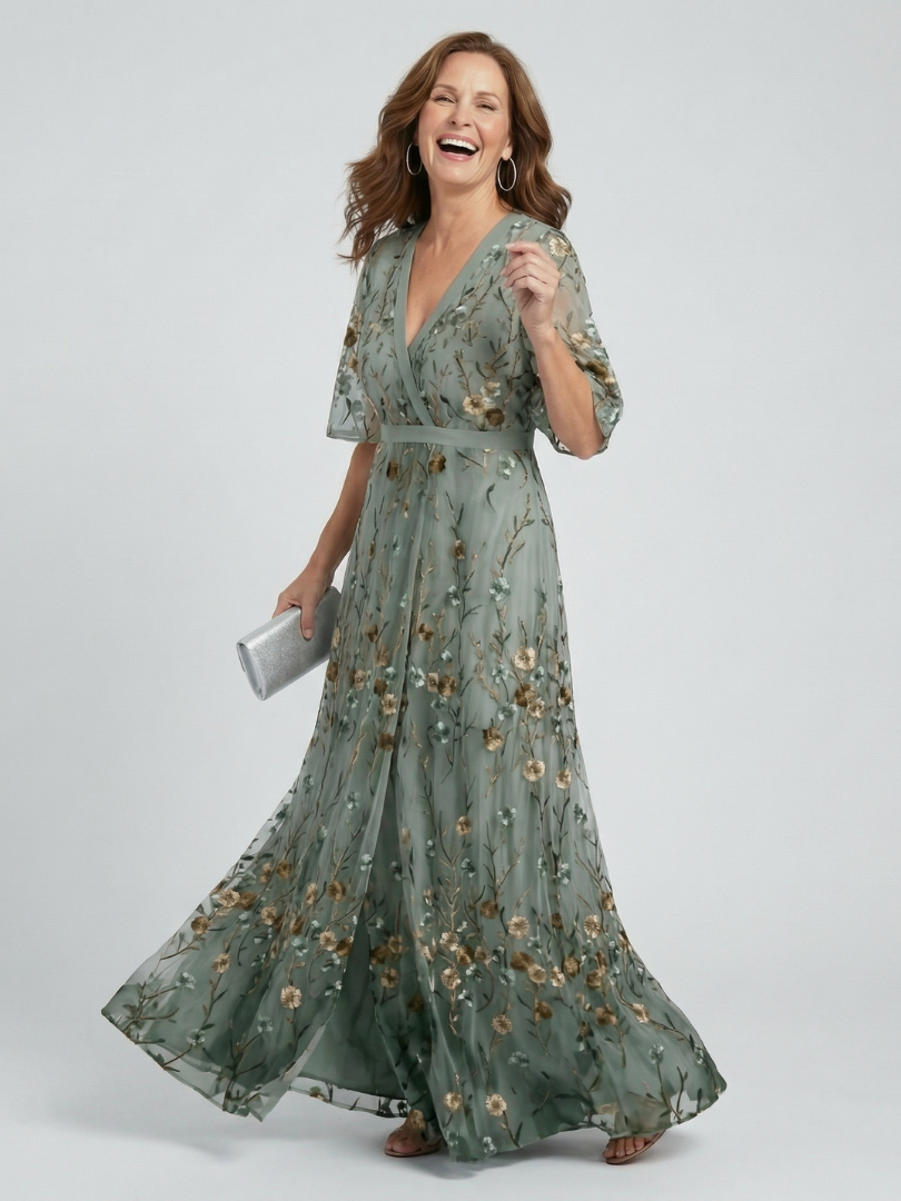 Selora | Vestido largo elegante de primavera