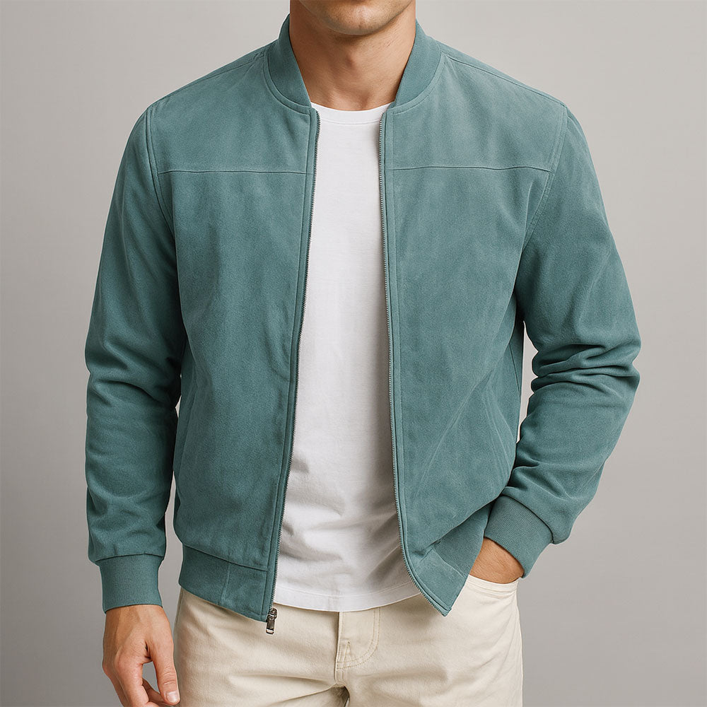 ALBERTO | Chaqueta de ante para hombre