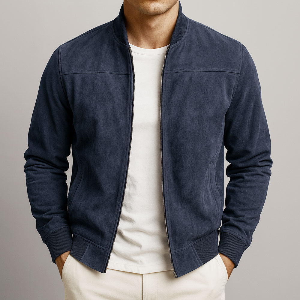 ALBERTO | Chaqueta de ante para hombre