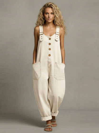 Rocio™ - Mono vaquero casual con hebilla ajustable.