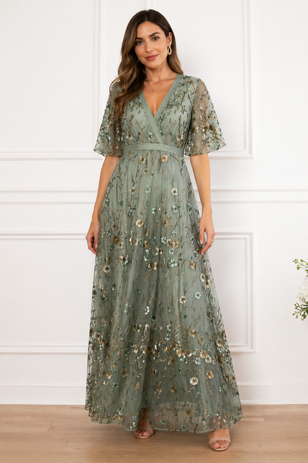 Selora | Vestido largo elegante de primavera