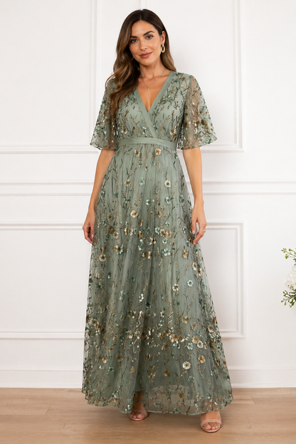 Selora | Vestido largo elegante de primavera