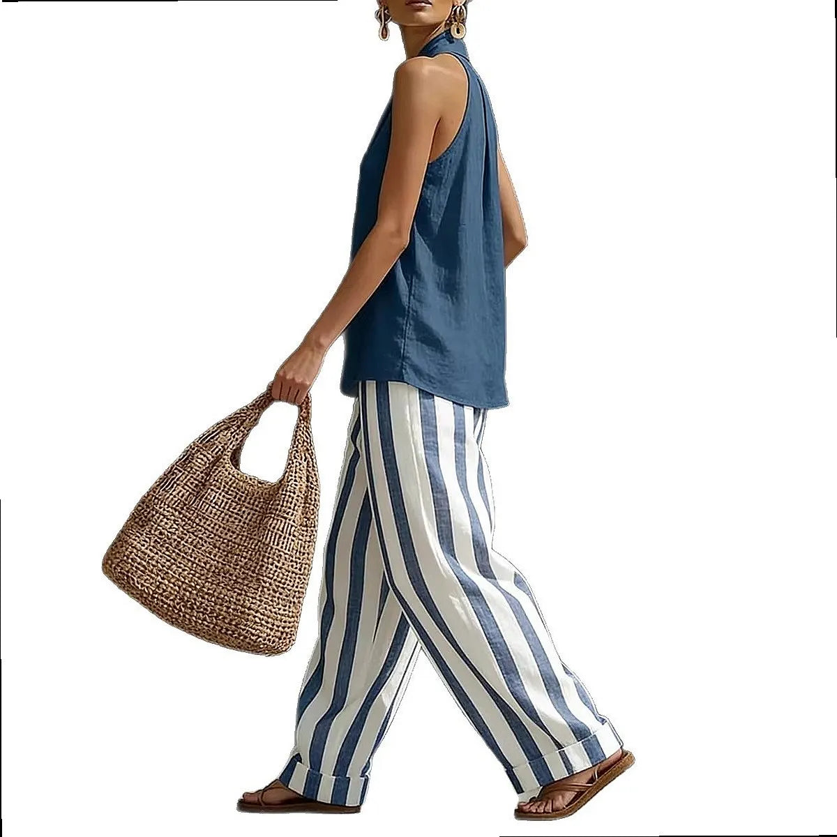 Mercedes-Conjunto de Verano para Mujer