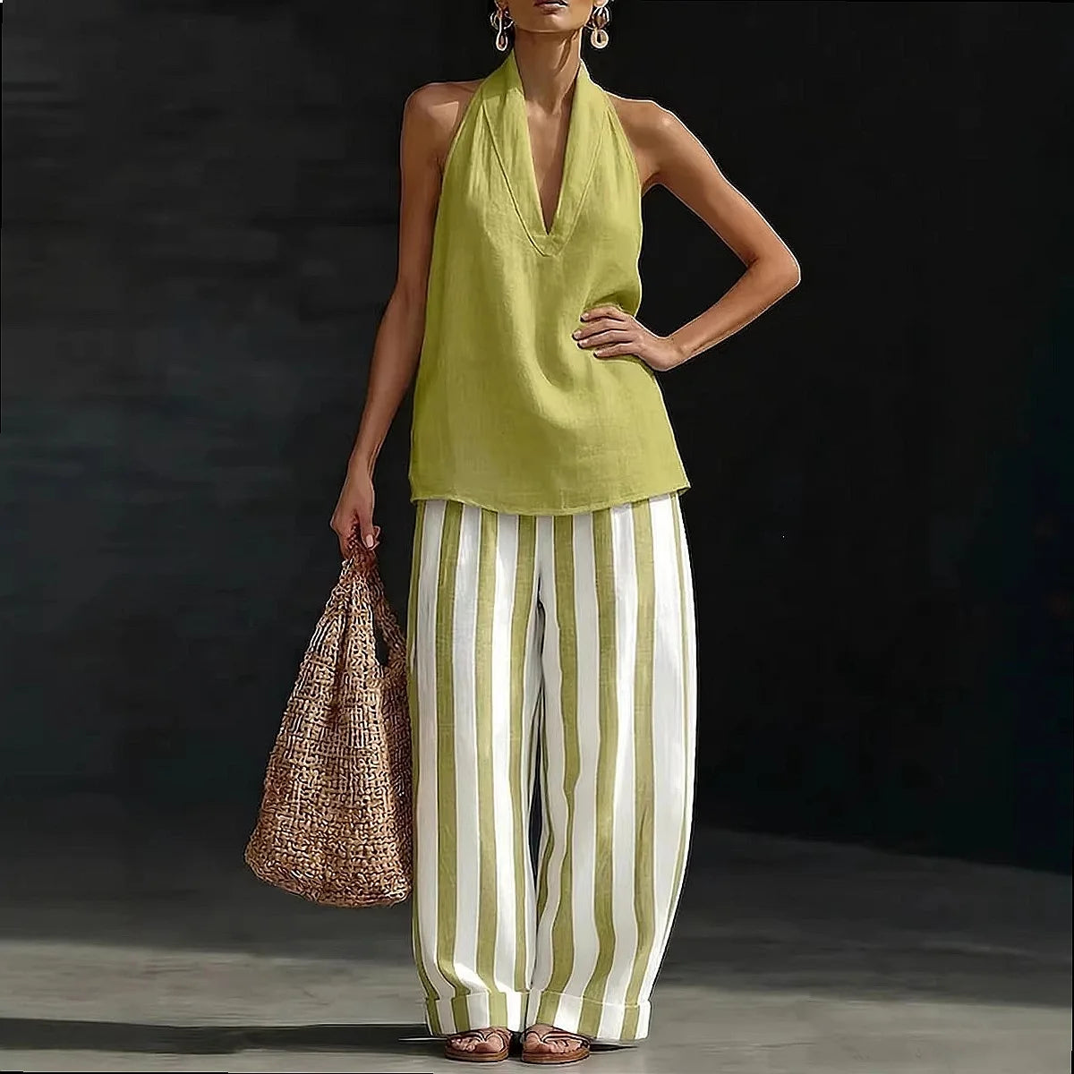 Mercedes-Conjunto de Verano para Mujer