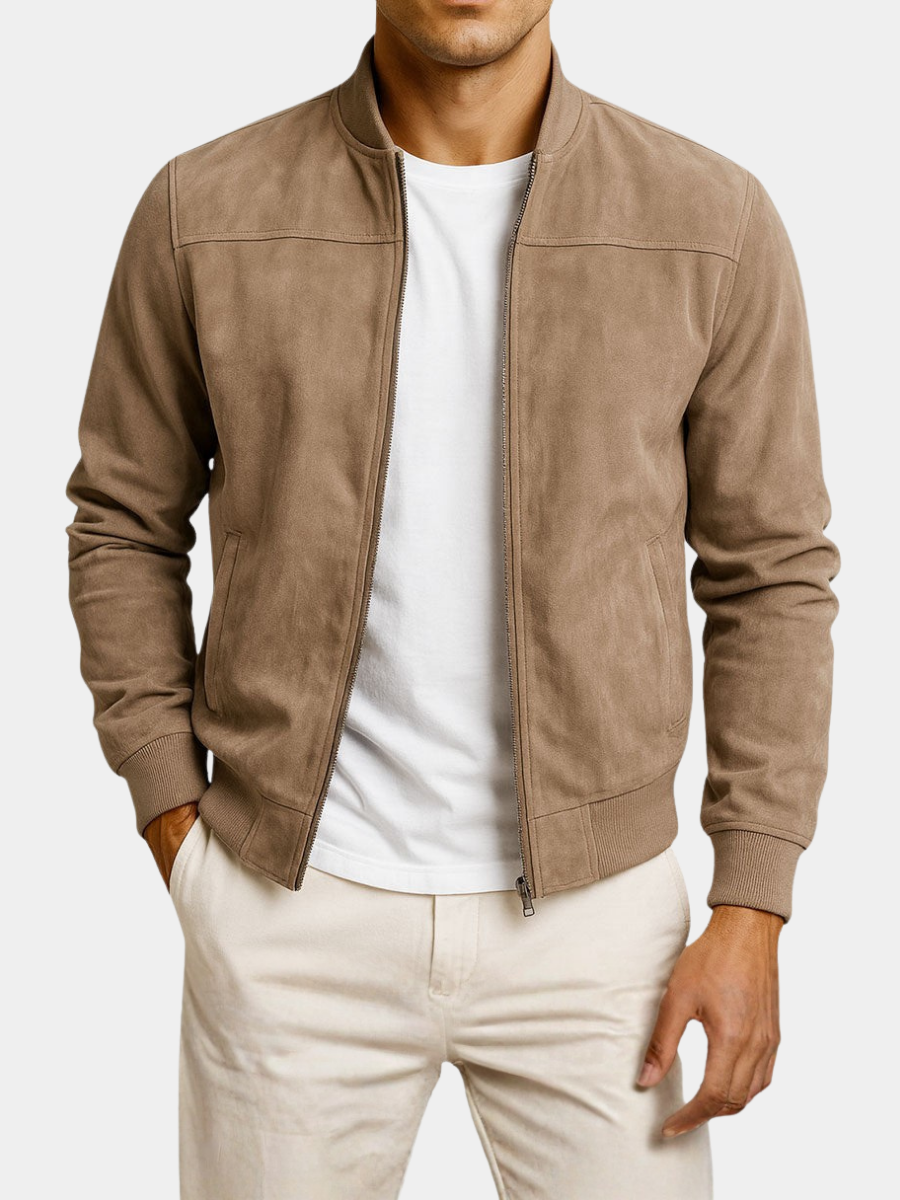 ALBERTO | Chaqueta de ante para hombre
