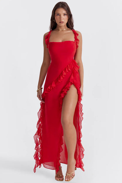 LUCÍA |  Vestido unicolor de primavera