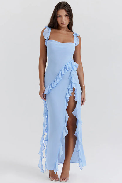 LUCÍA |  Vestido unicolor de primavera