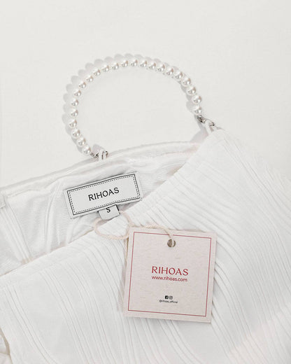Malena | Vestido camiseta con textura de ondas de agua
