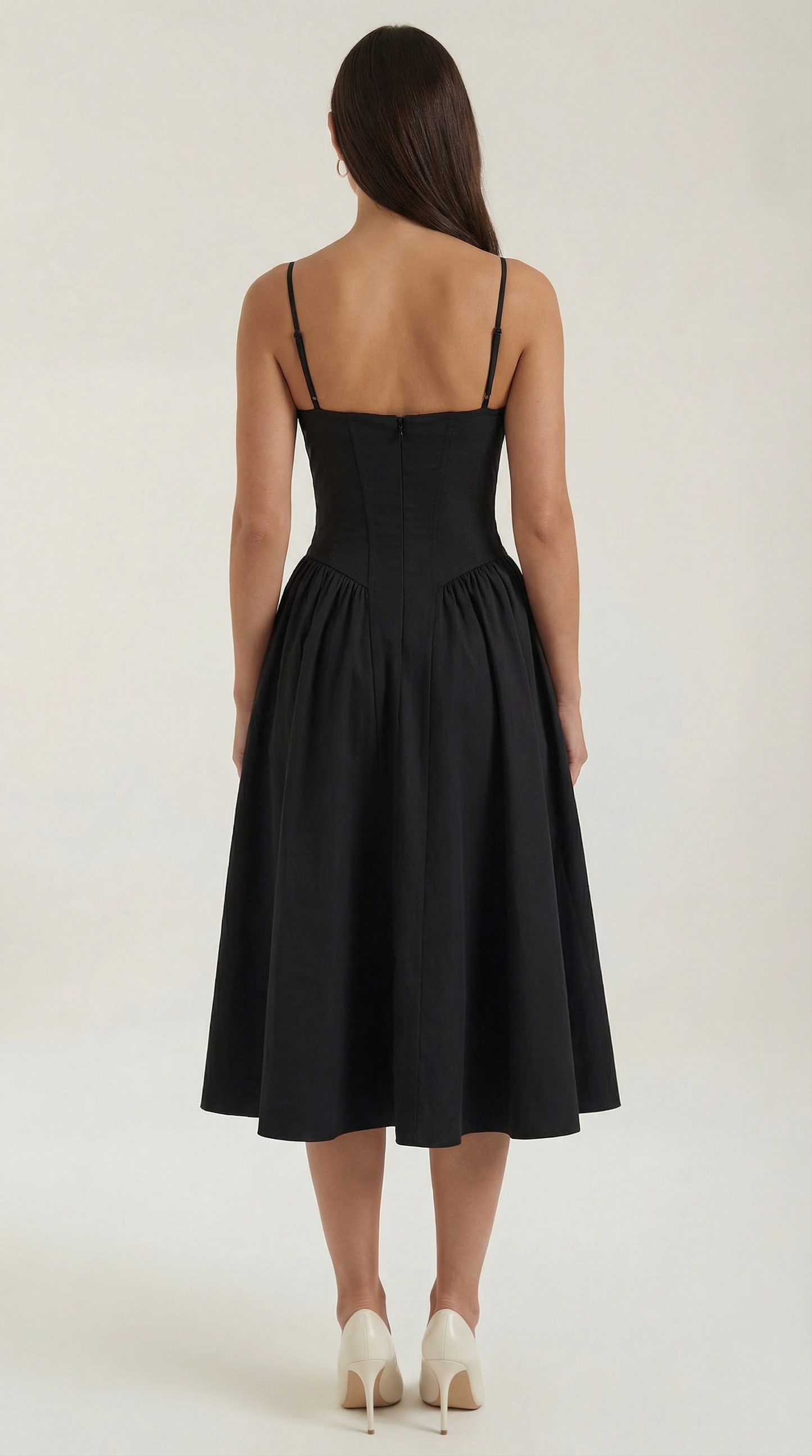 Malena | Vestido Midi Estilo Corsé Odette – Ajuste Perfecto