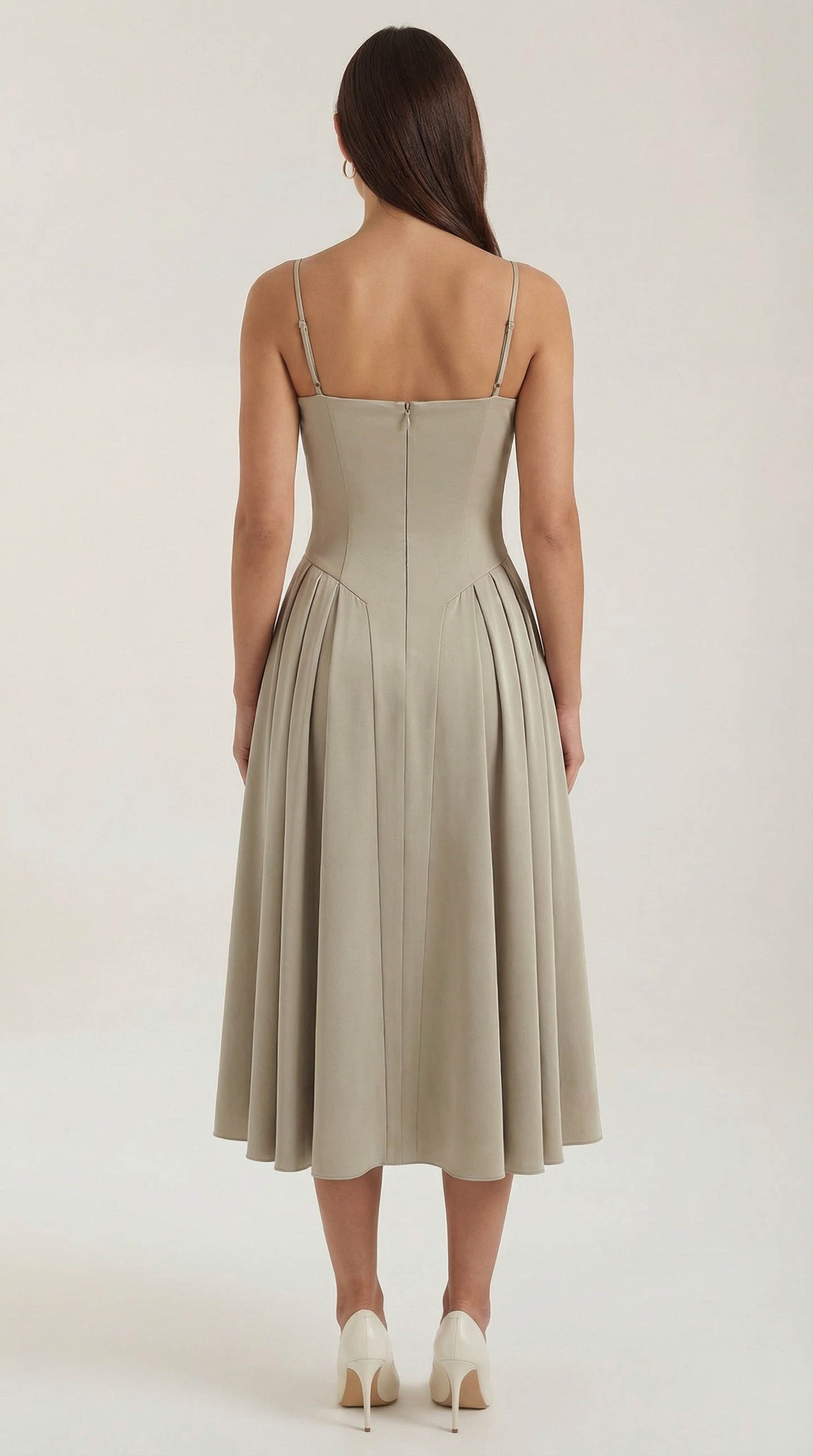 Malena | Vestido Midi Estilo Corsé Odette – Ajuste Perfecto