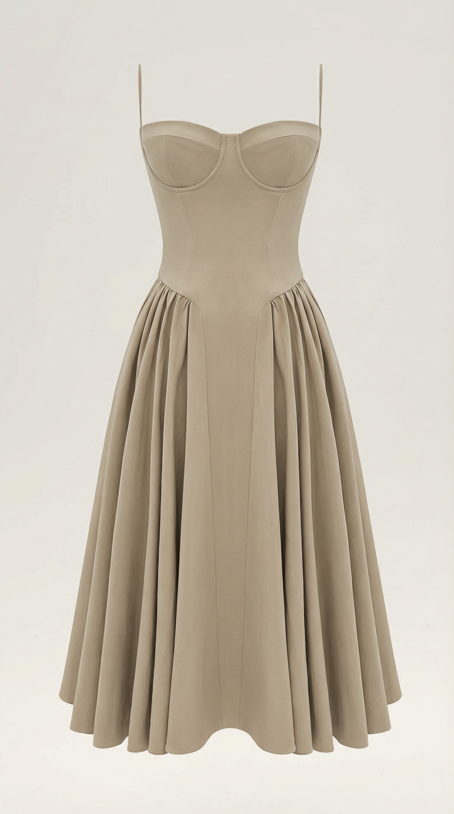 Malena | Vestido Midi Estilo Corsé Odette – Ajuste Perfecto