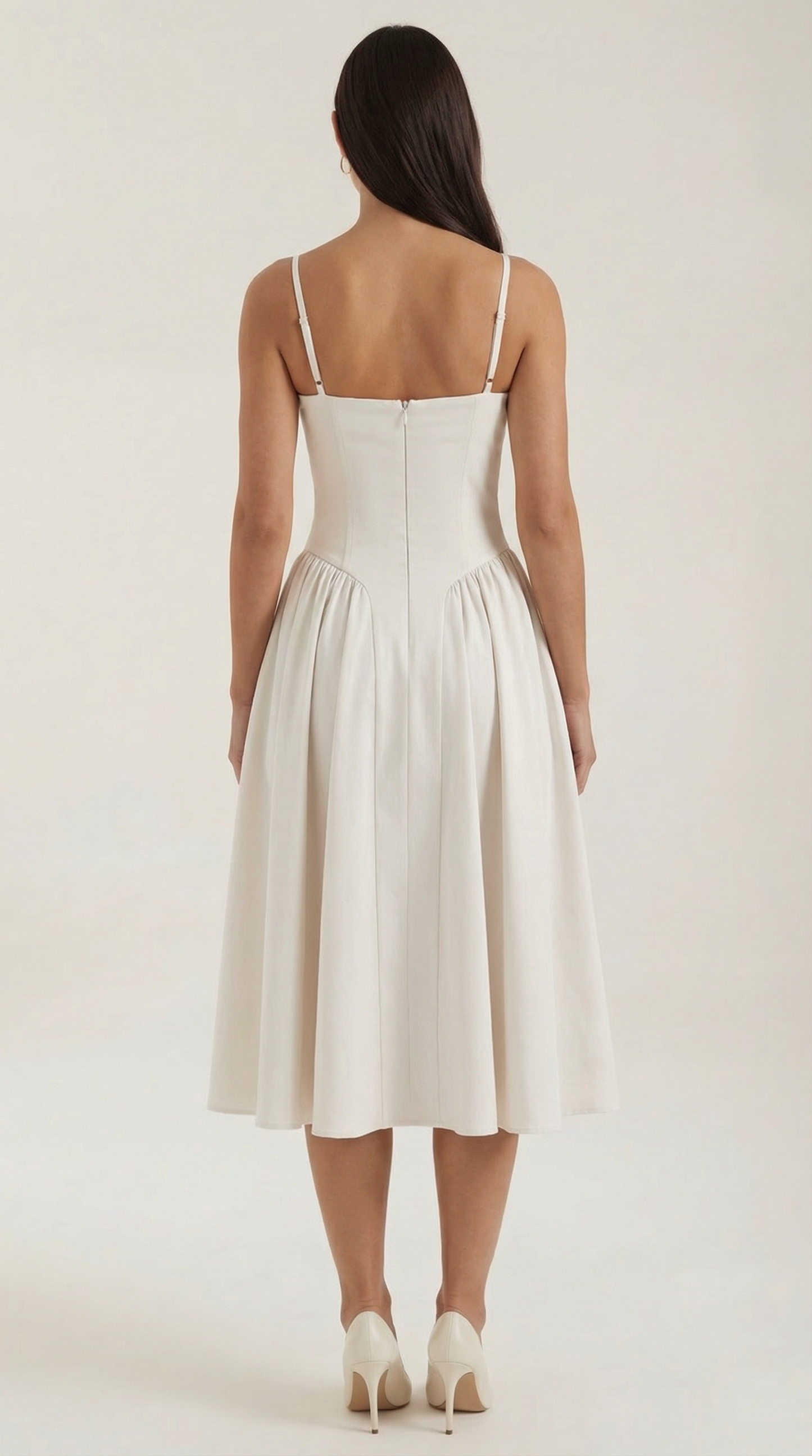 Malena | Vestido Midi Estilo Corsé Odette – Ajuste Perfecto