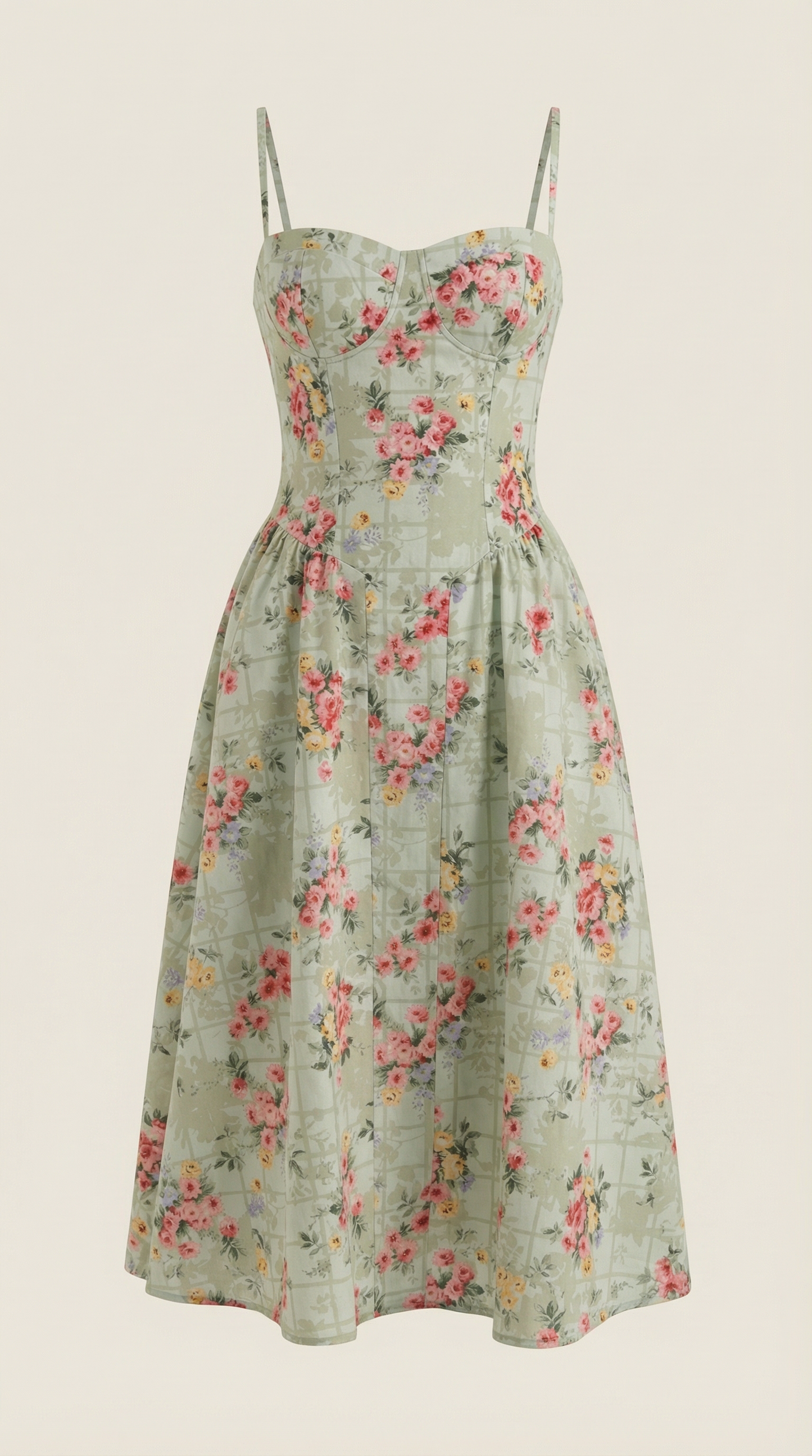 Malena | Vestido Midi Estilo Corsé Odette – Ajuste Perfecto