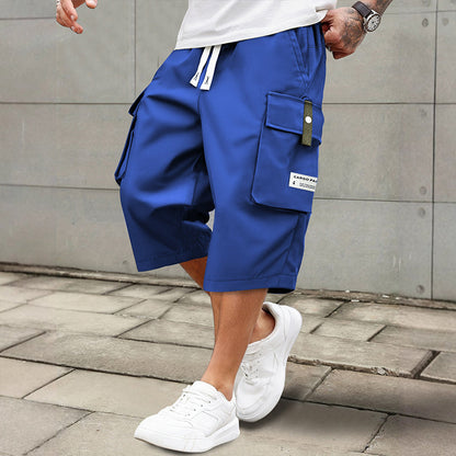 Dante |  Pantalones cargo capri con cordón para hombre