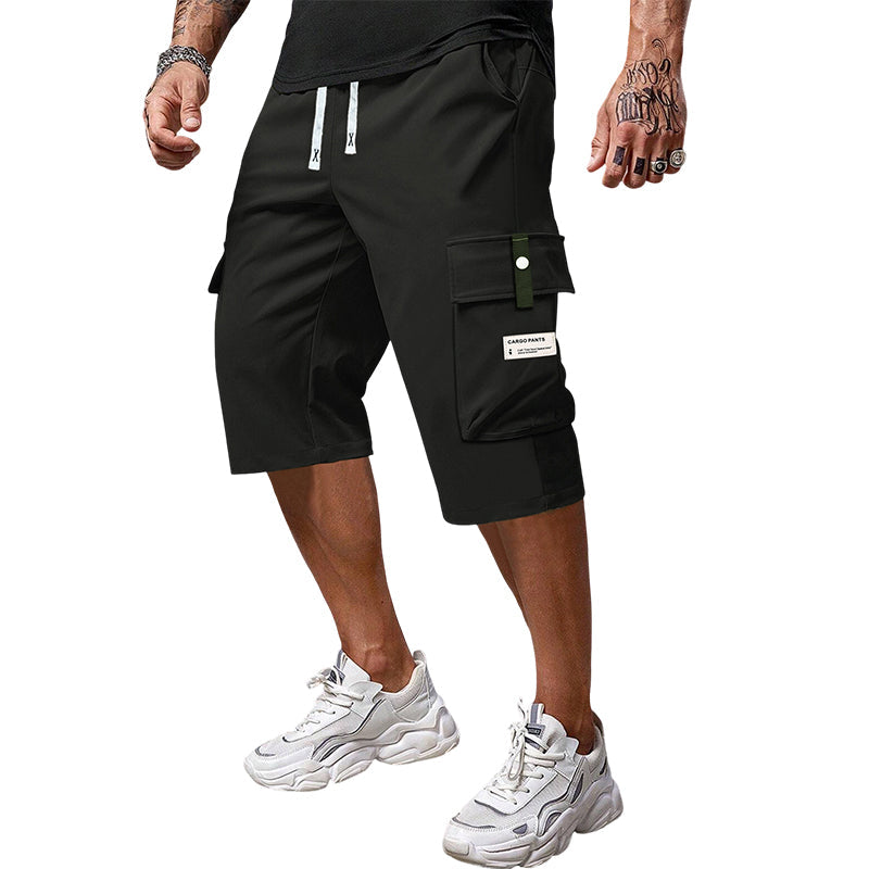 Dante |  Pantalones cargo capri con cordón para hombre