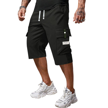 Dante |  Pantalones cargo capri con cordón para hombre