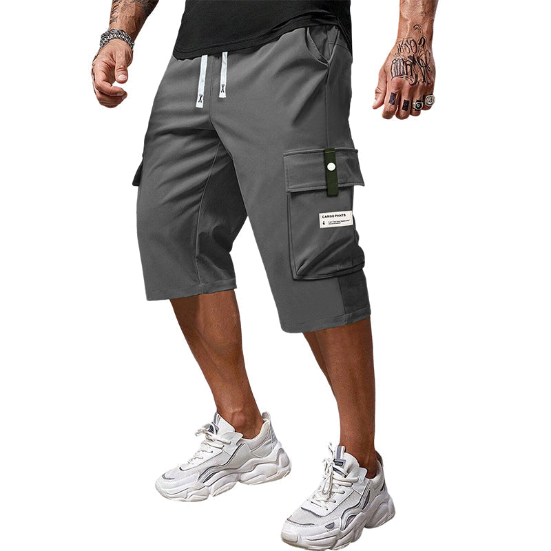 Dante |  Pantalones cargo capri con cordón para hombre