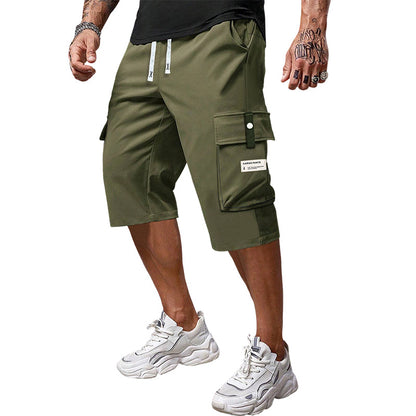 Dante |  Pantalones cargo capri con cordón para hombre